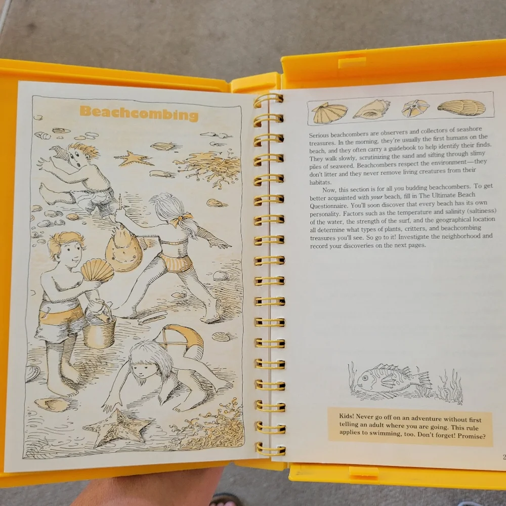 My Trip To The Beach ~ A Memory-Box Activity Book Set  ~ 1987 ~ FINAL PRICE!